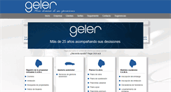 Desktop Screenshot of geler.com